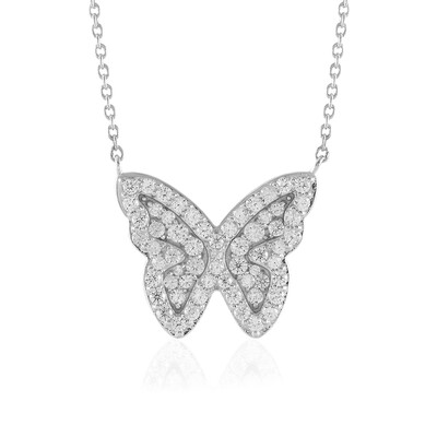 Zirkon-Silbercollier