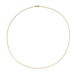 Silber-Criss-Cross-Kette - 4,9 g - 80 cm - vergoldet