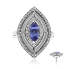 AAA-Tansanit-Goldring (CIRARI)