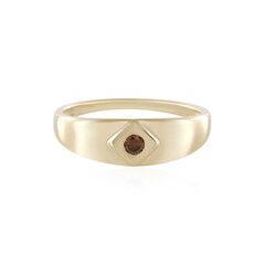 I2 Schokoladen-Brillant-Goldring