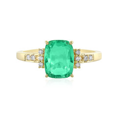 Äthiopischer Smaragd-Goldring (AMAYANI)