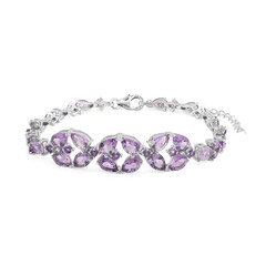 Amethyst-Silberarmband