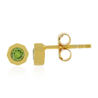 Demantoid-Silberohrringe