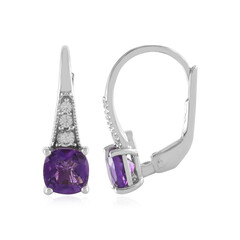 Amethyst-Silberohrringe