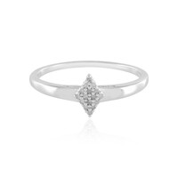 I2 (I) Diamant-Silberring