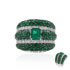 Kolumbianischer Smaragd-Goldring (Estée Collection)