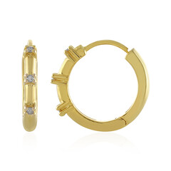 I4 (J) Diamant-Silberohrringe