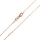Roségold-Ankerkette - 45 cm - 1,09 g