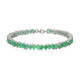 Sambia-Smaragd-Silberarmband