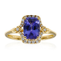 AAA-Tansanit-Goldring (CIRARI)