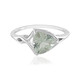 Grüner Amethyst-Silberring