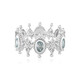 Himmelblauer Topas-Silberring (Dallas Prince Designs)
