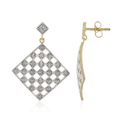 I2 (J) Diamant-Silberohrringe
