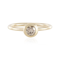 I2 Schokoladen-Brillant-Goldring