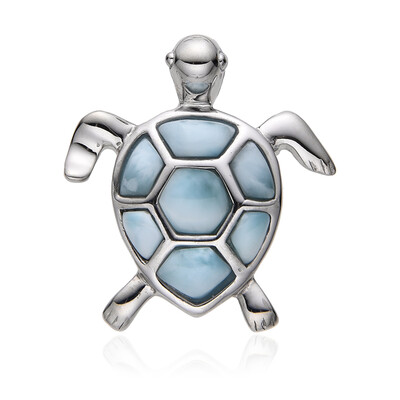 Larimar-Silberanhänger
