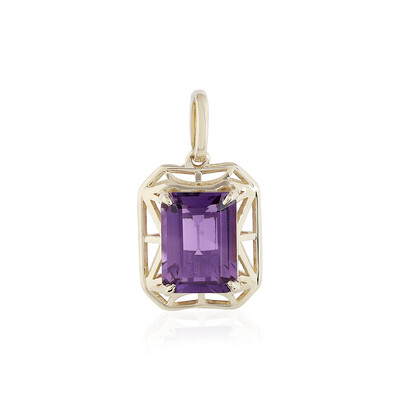 Uruguay-Amethyst-Goldanhänger (Ornaments by de Melo)
