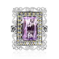 Lavendel-Amethyst-Silberring (Dallas Prince Designs)