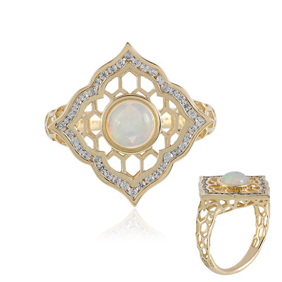 AAA-Welo-Opal-Goldring (Ornaments by de Melo)