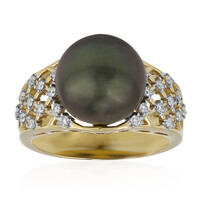 Tahitiperlen-Goldring (TPC)