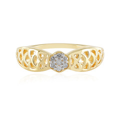 I2 (I) Diamant-Silberring