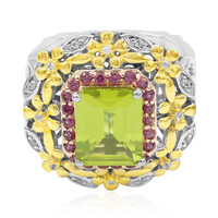 Peridot-Silberring (Dallas Prince Designs)