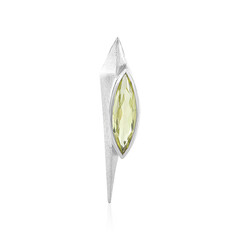 Ouro Verde-Quarz-Silberanhänger
