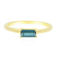 Brasilianischer Indigolith-Goldring