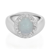 Paraiba-Opal-Silberring
