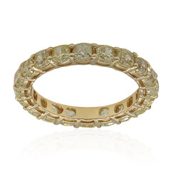 Gelber SI2 Diamant-Goldring (CIRARI)