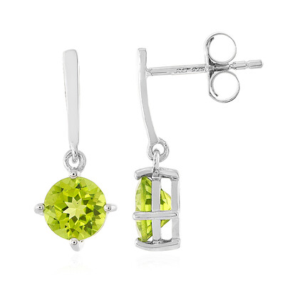 Jilin-Peridot-Silberohrringe