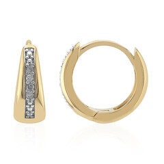 I3 (I) Diamant-Silberohrringe