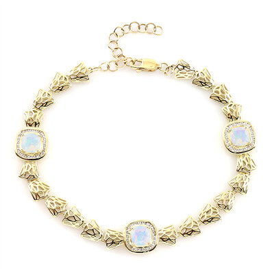 Welo-Opal-Goldarmband (Ornaments by de Melo)
