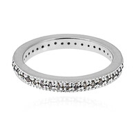I3 Champagner-Diamant-Silberring
