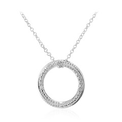I3 (I) Diamant-Silberhalskette