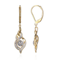 I3 (I) Diamant-Messingohrringe (Juwelo Style)