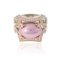 Mabe-Perlen-Silberring (Dallas Prince Designs)
