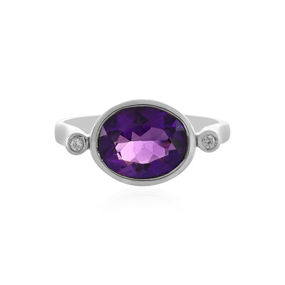 Sibirischer Amethyst-Silberring