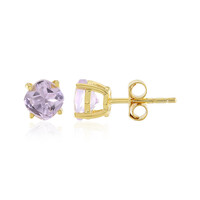 Lavendel-Amethyst-Silberohrringe