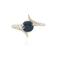 Cobaltblauer Luc Yen-Spinell-Goldring (AMAYANI)