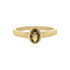 Gelber Tansanit-Goldring