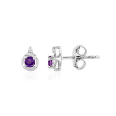 Amethyst-Silberohrringe