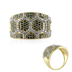 Blauer I4 Diamant-Goldring