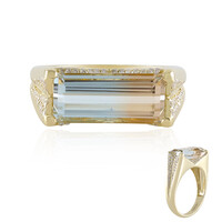 Mehrfarbiger Ukrainischer Topas-Goldring (de Melo)