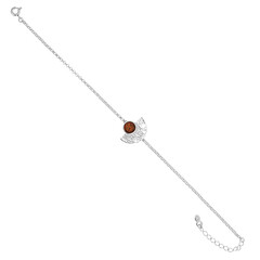 Baltischer Bernstein-Silberarmband