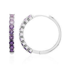 Amethyst-Silberohrringe