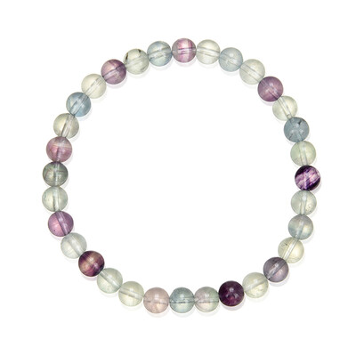 Mehrfarbiger Fluorit-Armband