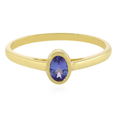 AAA-Tansanit-Goldring