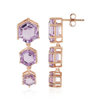 Lavendel-Amethyst-Silberohrringe