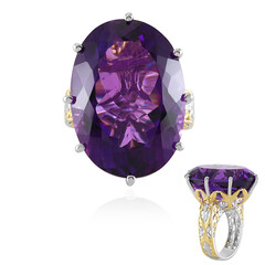 Sambia-Amethyst-Silberring (Gems en Vogue)