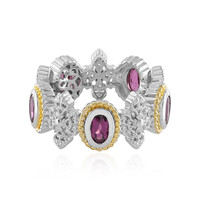 Rhodolith-Silberring (Dallas Prince Designs)
